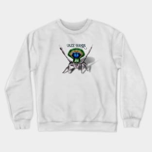 Cute Peacock Spider Digital Art Crewneck Sweatshirt